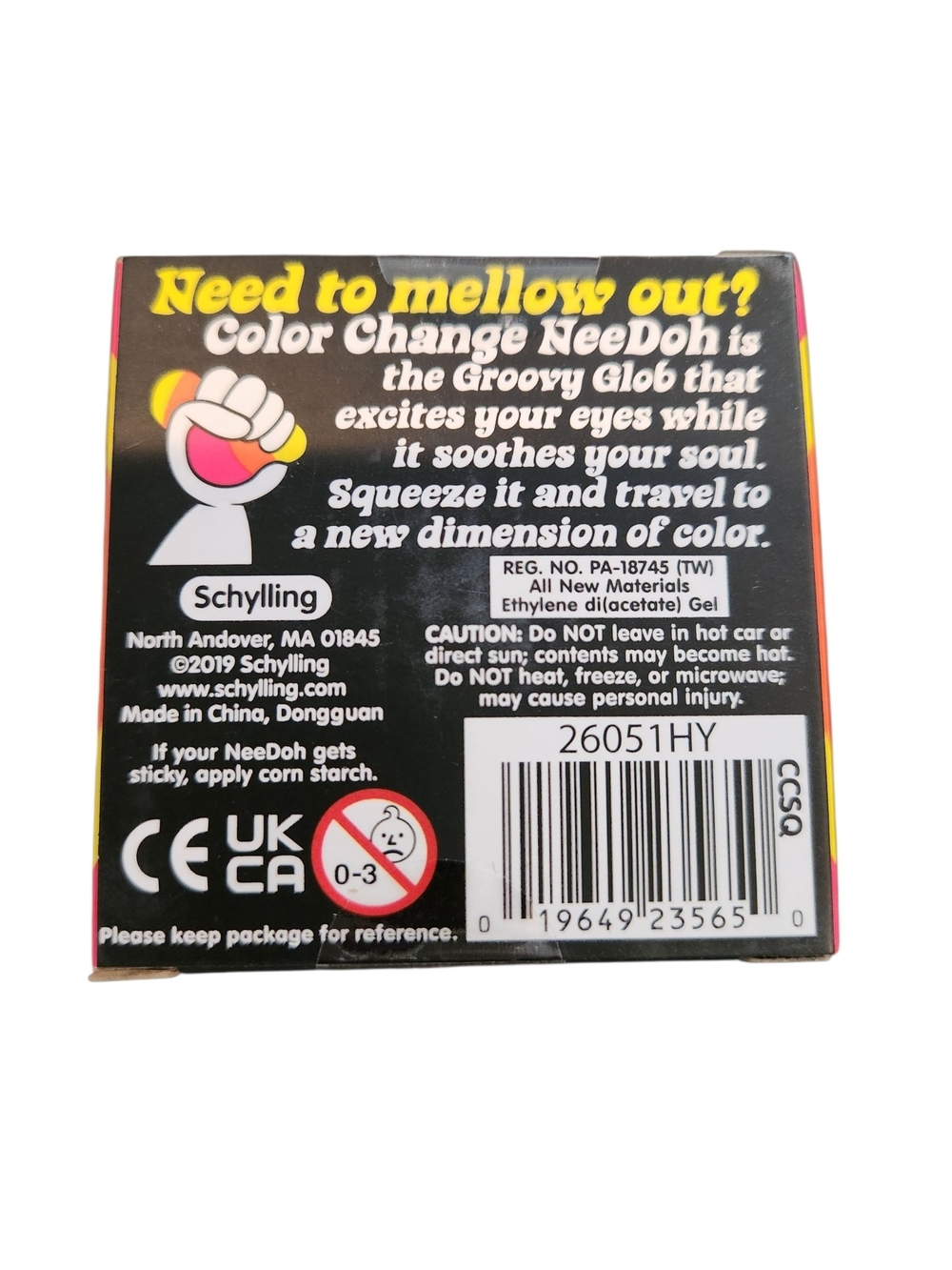 NEW Color Changing NeeDoh Groovy Glob Bright Blue Squish Pull Squeeze Fidget - Picture 4 of 4